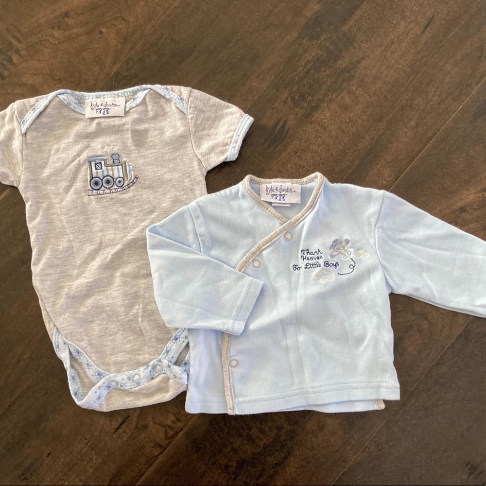 Baby Boy Sweater and Onesie